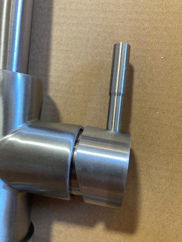 kitchen faucet stainless steel new old stock Single Handle - Picture 3 of 3