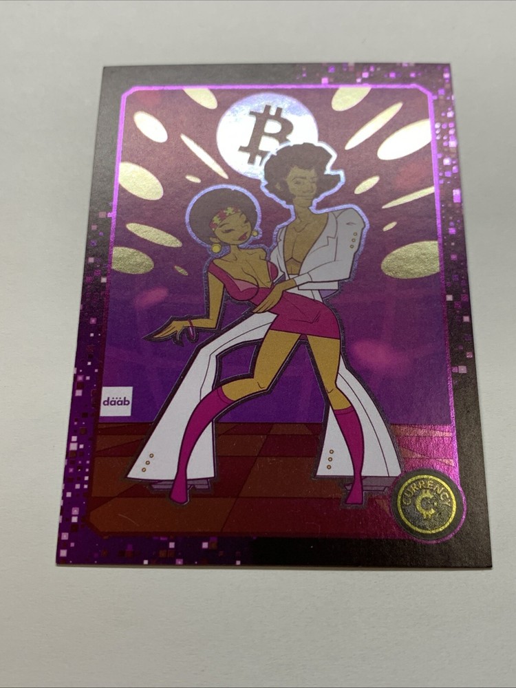 Bitcoin Disco #60 Iced Holo Foil Cardsmiths Currency Series 3 Card 2024 Crypto