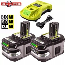18V Battery For Ryobi P108 ONE+ Plus RB18L40 RB18L50 P104 12.0Ah/9.0Ah/8.0Ah