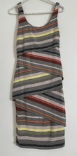 XS Anthropologie Bailey 44 Striped Jersey Sheath Dtrss