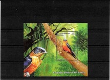 Sellos -Sri Lanka - pájaro - bloque