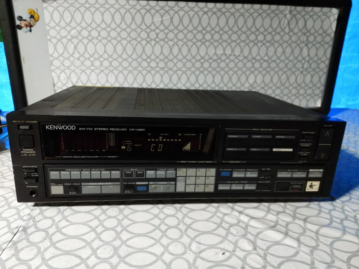 Kenwood AM-FM Stereo Receiver KR-V95R no remote control (Used). | eBay