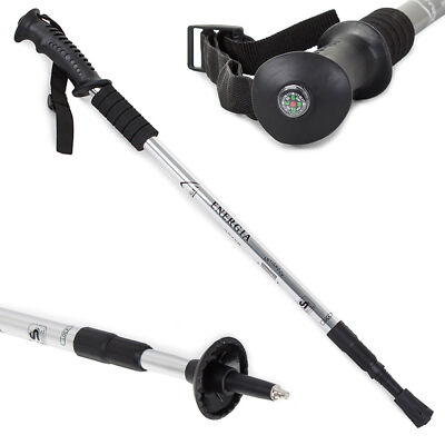 1-4 Nordic Walking Teleskop Wanderstöcke Antischock Trecking Stock 64-135 cm Alu