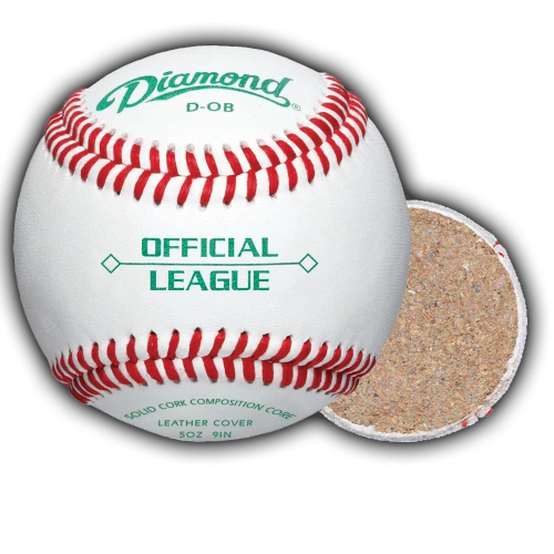 Diamond Sports D-OB DOB Leather Baseball Bucket Combo (30 Balls) Rods Can Cooler - Image 4 of 4
