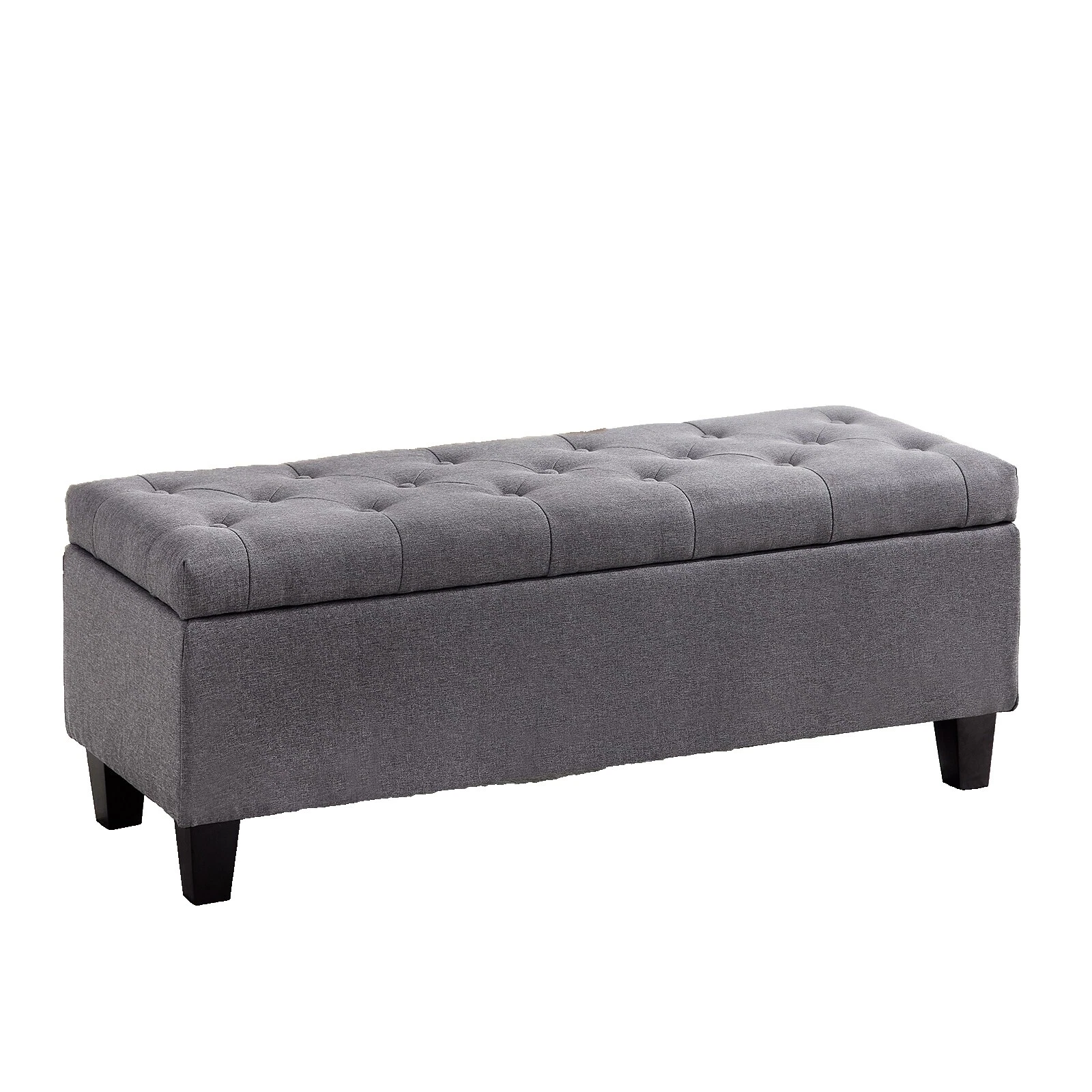 Almacenamiento de Dormitorio De madera otomanes, reposapiés y Pufs