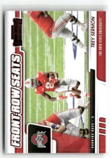 2021 Panini Contenders Draft Picks #32 Trey Sermon Front-Row Seats Red
