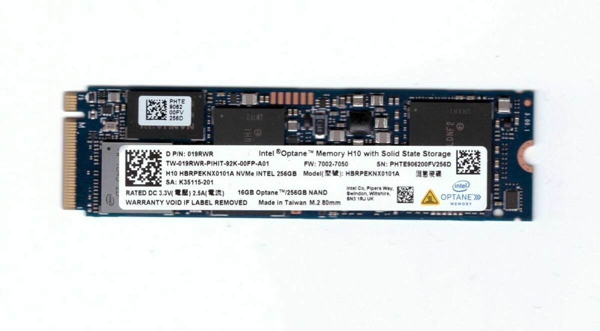 Optane H10 1T + 32G module recognized as a non-raid drive - Intel