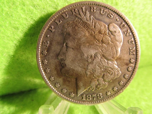1878 MORGAN SILVER DOLLAR REV. OF 1879 XF CONDITION