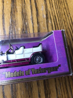 MATCHBOX LESNEY MODELS OF YESTERYEAR #Y-10 1906 ROLLS ROYCE SILVER