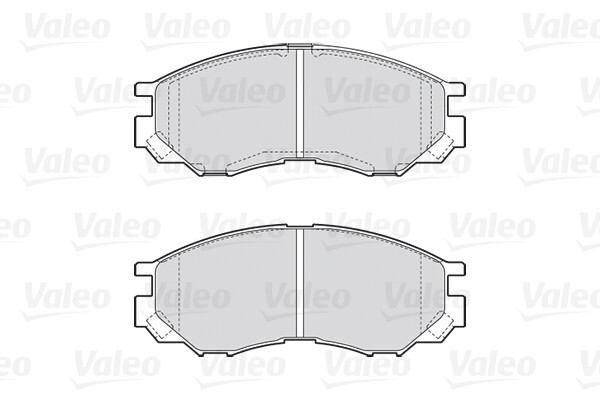 Plaquettes de frein Valeo 301522 kit de remplacement pour dispositif de frein