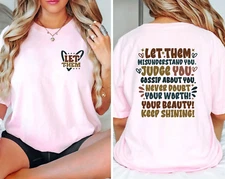 Let Them Misunderstand You, Judge You, Gossip About You Shirt, Trendy Back Shirt