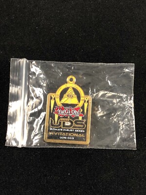 YUGIOH UDS INVITATIONAL CUT PIN MILLENNIUM RING SEALED!
