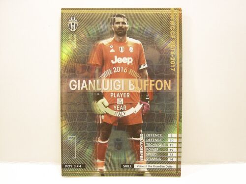 Panini WCCF 2016-17 POY Gianluigi Buffon 1978 Italy　No.1 JUV Player of the Year - Picture 1 of 8