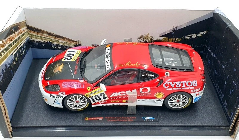 Hot Wheels 1/18 Scale Diecast L7113 - Ferrari F430 Modena Cars Euro 2006 #102 - Image 4 of 4