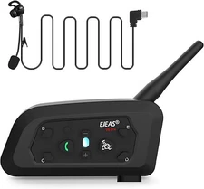 EJEAS V6C Referee Bluetooth Intercom for Football and Handball Sports (1PC)