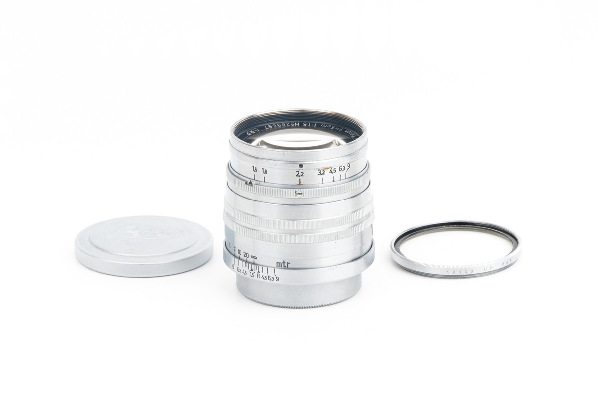 Leica Leitz Xenon 50mm f/1.5 D.R.P LTM L39 Mount Lens w/Caps | eBay