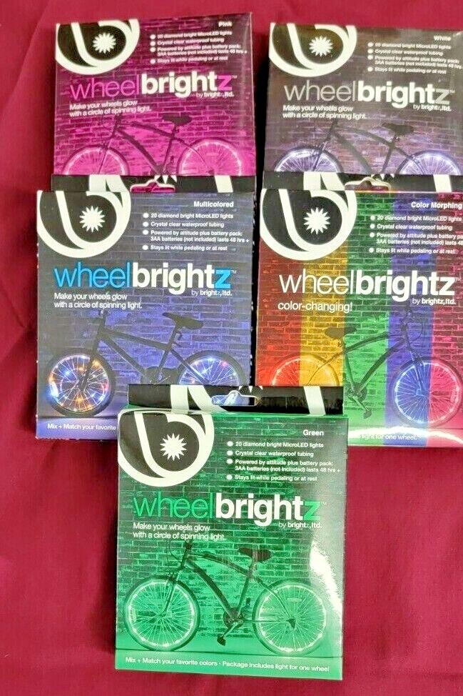 Wheel Brightz Bicycle LED Wheel Lights, Color Choices