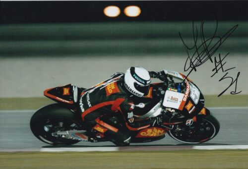 Photo 12x8 signée à la main San Carlo Honda Gresini 12x8 MOTOGP 3. - Photo 1 sur 1