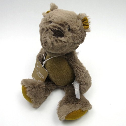 Moulin Roty Les Baba Bou Small Bear Soft Plush Toy Stuffed Animal 11" NWT