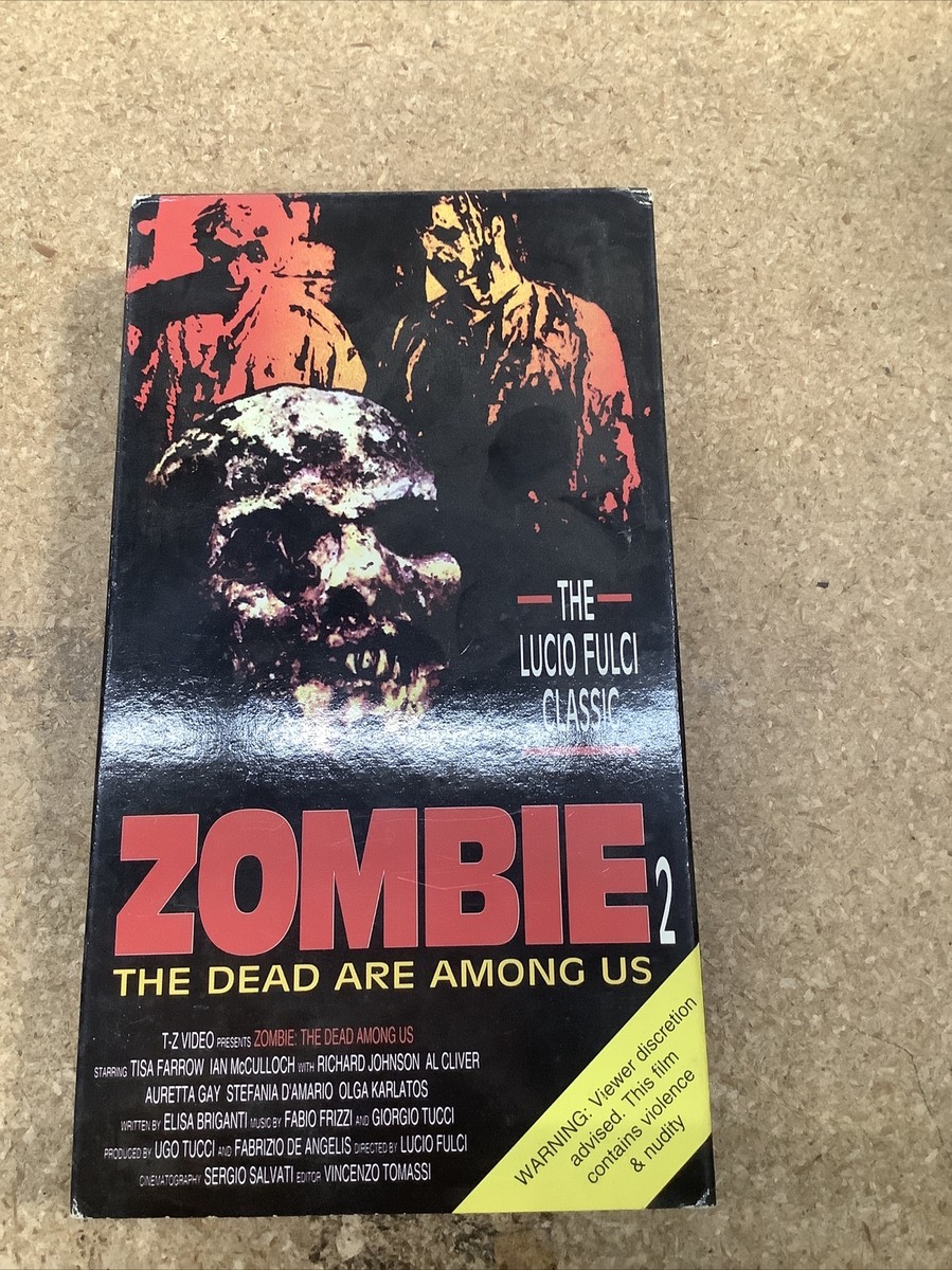 Zombie 2: The Dead Are Among Us (VHS,1992,EDDE) Lucio Fulci RARE