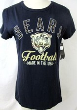 Chicago Bears Womens Medium Screened T-shirt with Stud Accents ABEA 217
