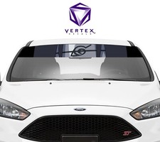Itachi Headband Anime Sunstrip Windshield Wrap Banner Decal Premium 3m Vinyl