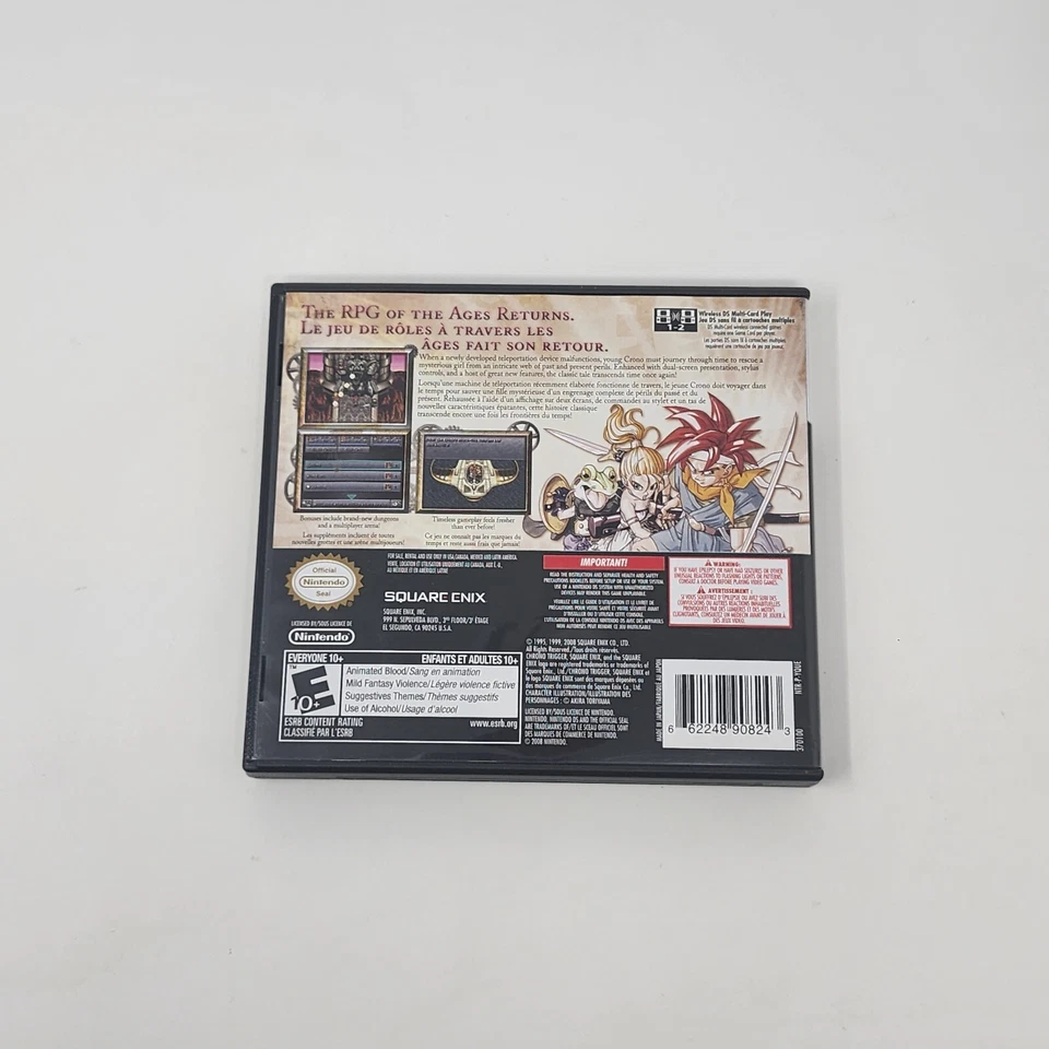 Chrono Trigger (DS, 2008) CIB Complete, Reg. Card Included, Authentic & Tested - Image 4 of 4