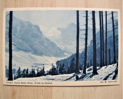 AK TATRY Dolina Białej Wody Gerlach. TATRA Polen. Wydawnictwo SZTUKA Kraków 1939