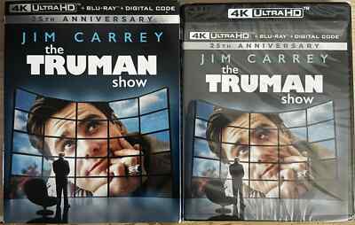 The Truman Show (Ultra HD, 1998) With OOP SlipCover Read The Description!