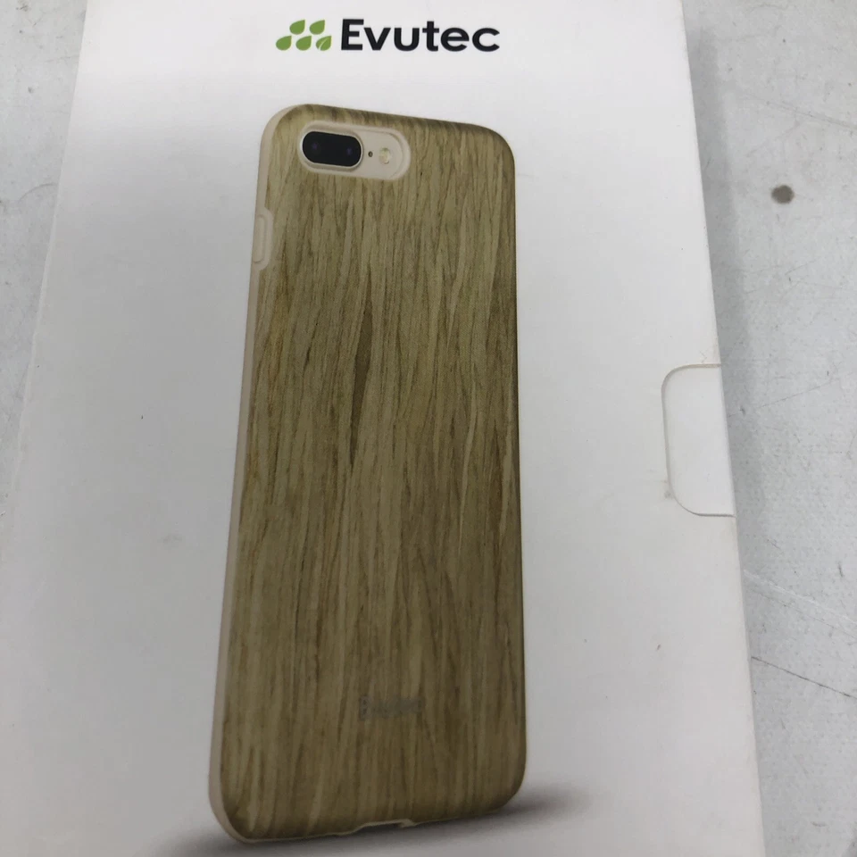 Funda Compuesta Avanzada Evutec Madera Serie Si BLANCA CENIZA para iPhone 7 Plus Foto 2 de 4