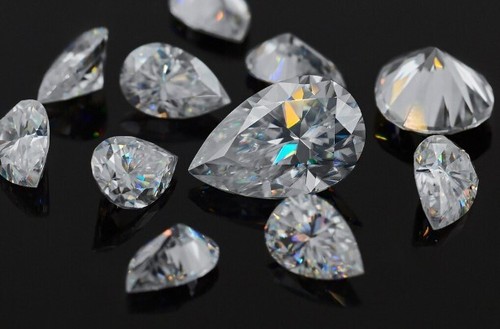 Diamante cultivado suelto de laboratorio color D natural corte pera de 3 quilates de lujo certificado VVS1 - Imagen 9 de 9