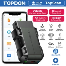TOPDON TopScan OBD2 Scanner Wireless Bi-Directional Full System Diagnostic Tool