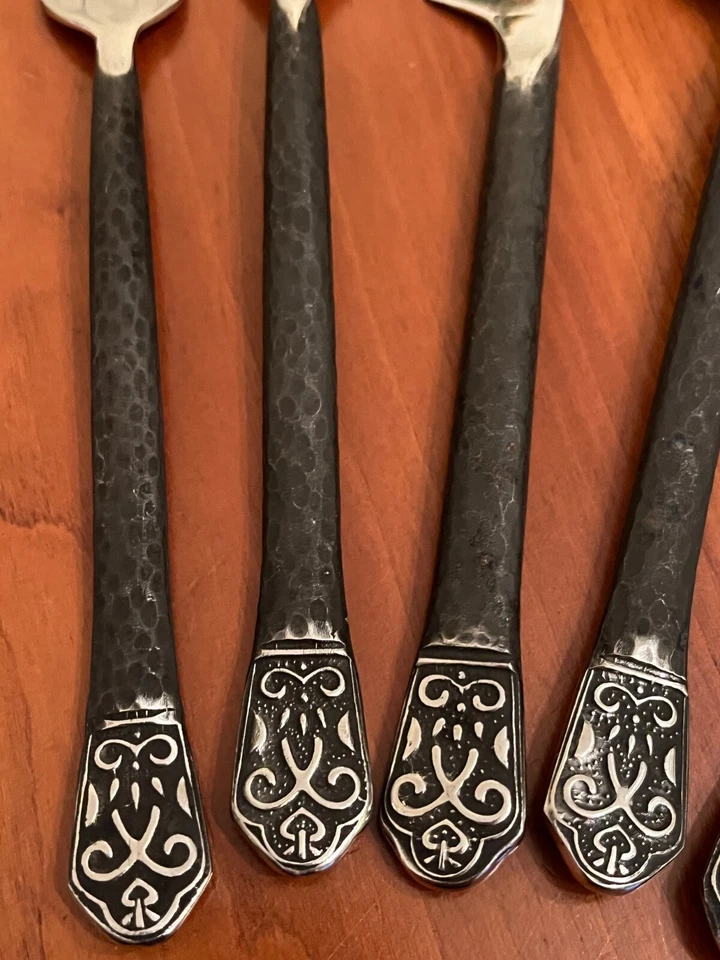 Talheres Gourmet Settings AVALON BARCELONA preto cabo martelado - escolha - Imagem 2 de 3