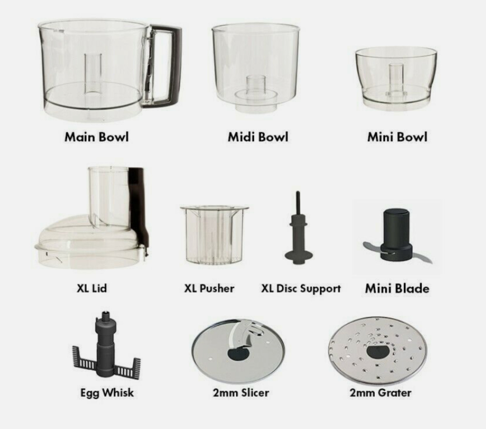 GENUINE MAGIMIX 4100 4000 4200 4150 BOWL LID UPGRADE CONVERSION KIT TO XL 17601