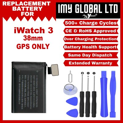 New Replacement Internal iWatch Battery for Apple Watch Series
