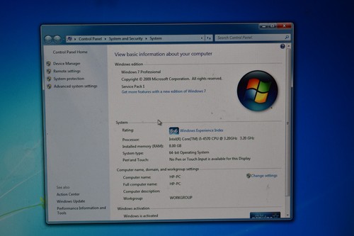 HP EliteDesk 800 G1 Intel Core i5-4570 Quad 8GB RAM 256GB SSD Windows 7 DVD-RW - Picture 2 of 12