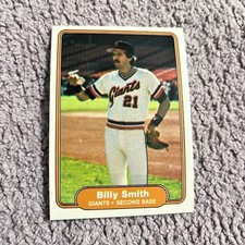 1982 Fleer #400 Billy Smith San Francisco Giants