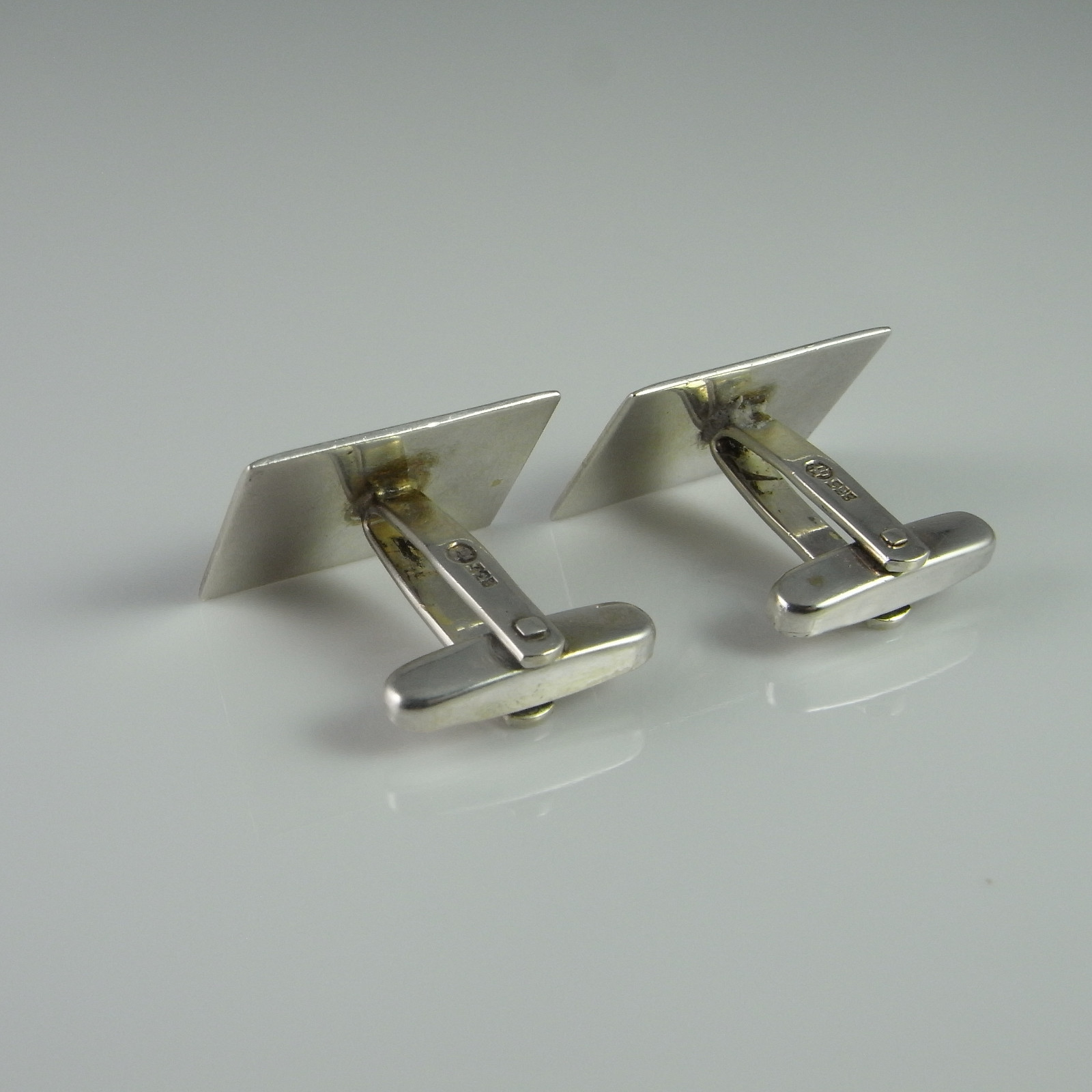 Vintage Silver Cufflinks with Box Unique Mens Cuff Links | eBay Australia