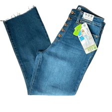 Rewash Vintage Revival Mom Stovepipe High Rise Denim Jeans Size 3/26 New