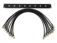 Kit rack antenna montaggio anteriore compatibile da BNC a BNC con Shure Wireless 8 cavi