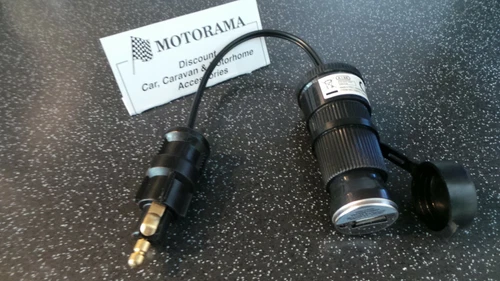 BMW/TRIUMPH MOTORRAD 12V/12 VOLT HELLA STIL DIN CIG STECKER STECKER ADAPTER + USB
