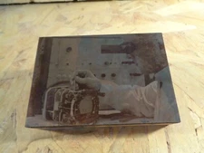 Collins Radio Co. Aircraft Flight Director - Historic Iowa Printing Press Block