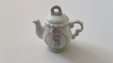 1993 Precious Moments Miniature Teapot for April 3.5 " tall Excellent pre-owned