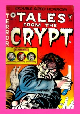 TALES FROM THE CRYPT #4, 1991, DOUBLE-SIZED HORROR! CLASSIC TERROR & SUSPENSE, E