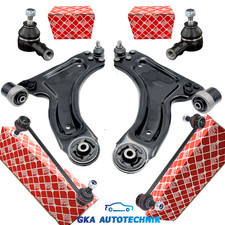 QUERLENKER SATZ + FEBI BILSTEIN Koppelstange + Spurstangenkopf für OPEL CORSA C