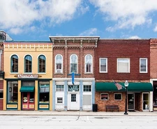 Model RR Building FLAT Background Scenery "Small Town Bldg" Choose size N-HO-O