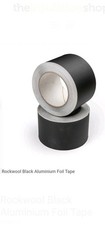  Rockwool Black Aluminium Foil TapeRoll dimensions  50m x 75mm, 5 rolls