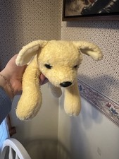 Ty Beanie Buddies Vintage Yellow Retriever Dog Pup Soft 11  Missing Tag