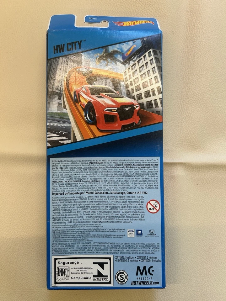 Hot Wheels, confezione da 5 veicoli, macchinine Hot Wheels in scala 1:64 con det - Immagine 3 di 3