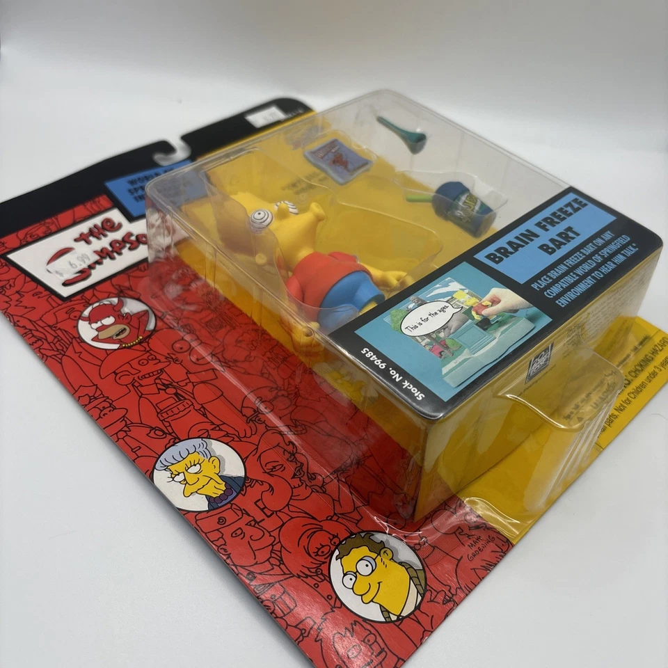 Figura "Brain Freeze Bart" The Simpson's Playmates WOS Series 16 Foto 3 de 4